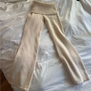 Frankie’s Bikinis Knit Foldover Pants